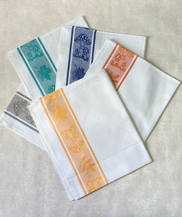 Набор 3 шт кухонных полотенец FUNGHI (грибы)