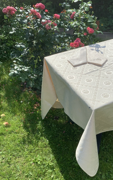 Скатерть с салфетками Gamba 8888 150х160х6