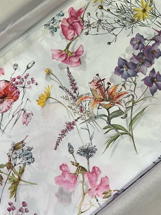 Постельное белье Mirabello CAMPAGNA IN FIORE 220x200 WHITE