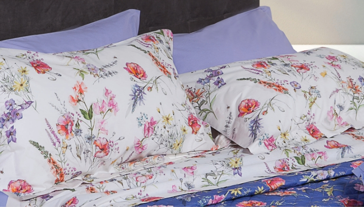 Постельное белье Mirabello CAMPAGNA IN FIORE 220x200 WHITE