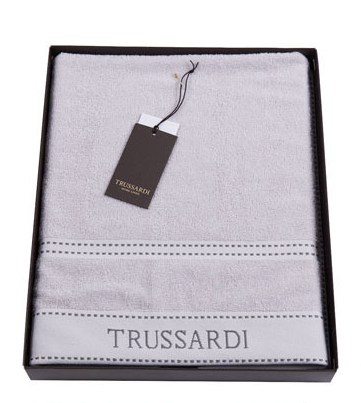 Полотенце банное Trussardi RIBBON Grey