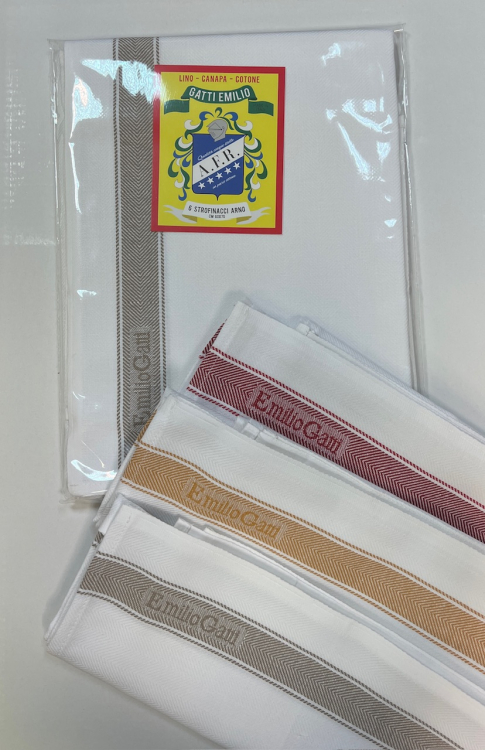 Набор 6 шт кухонных полотенец Emilio Gatti 60x70 