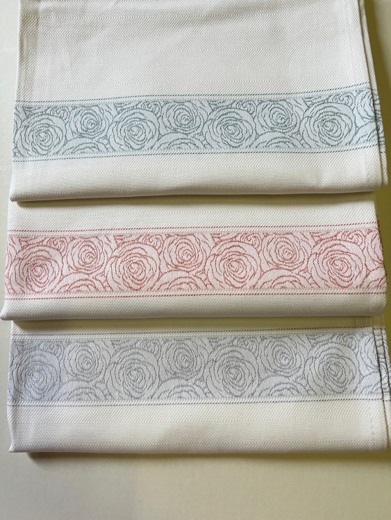 Набор элитных кухонных полотенец Emilio Gatti ROSA  (3 шт)