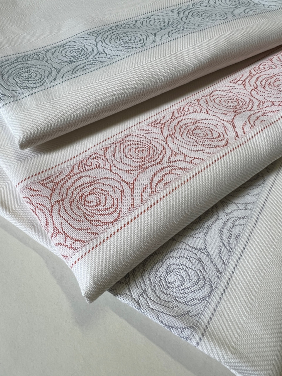 Набор элитных кухонных полотенец Emilio Gatti ROSA  (3 шт)