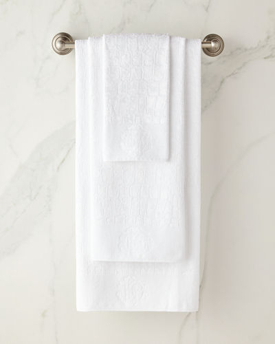 Полотенце банное Roberto Cavalli COCCO Bianco