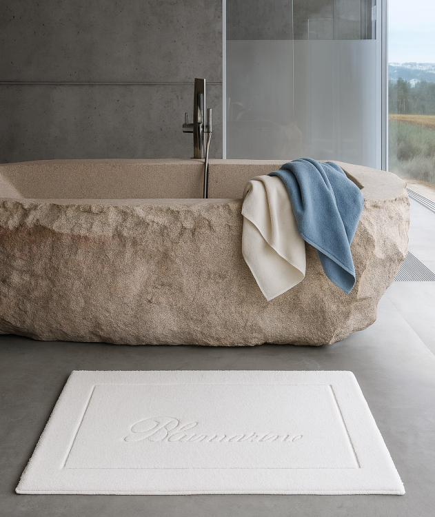 Коврик для ванной Blumarine RISVEGLIO 100х60 см белый