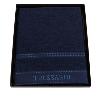Полотенце банное Trussardi RIBBON Blu