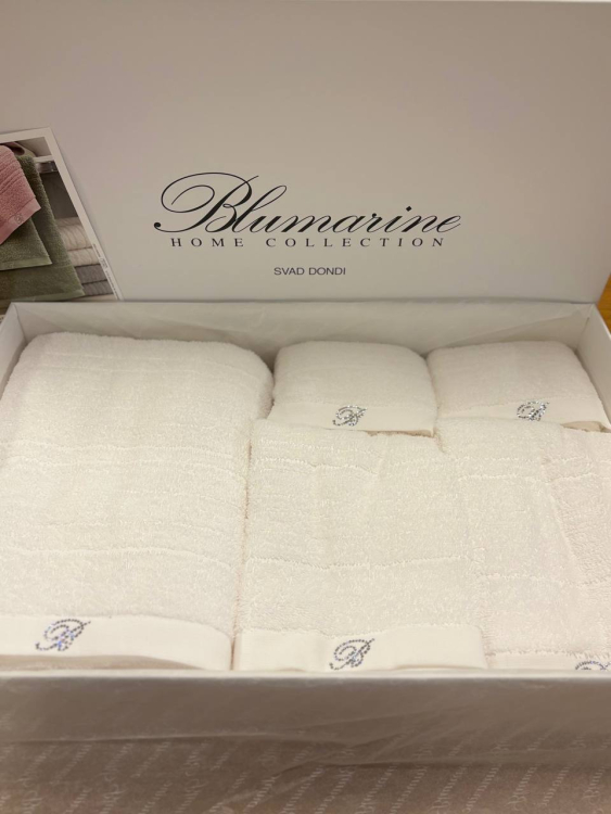 Комплект полотенец Blumarine SAMIRA 5 шт. perla