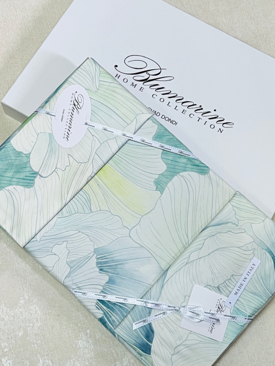 Постельное белье Blumarine BELLA DI NOTTE 220x200 aquamarine
