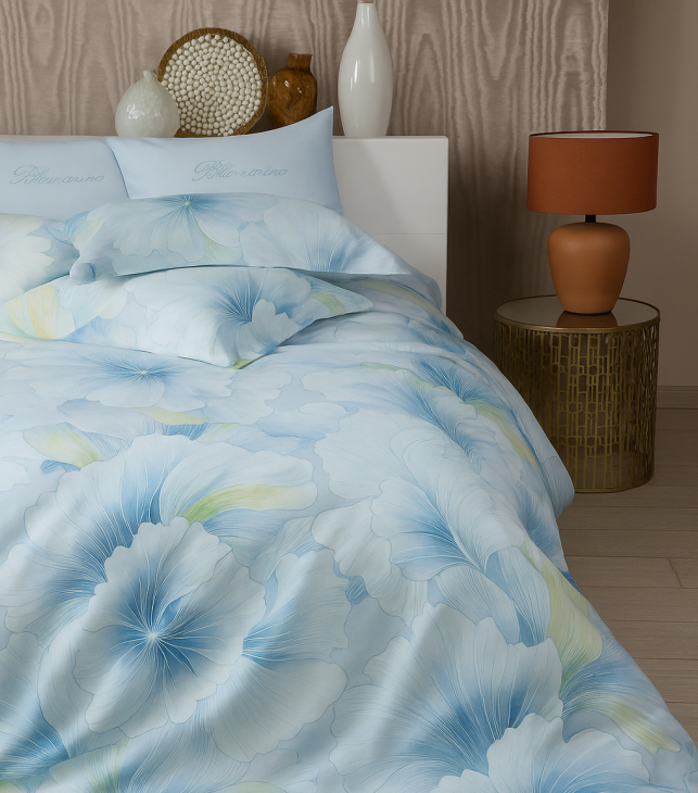 Постельное белье Blumarine BELLA DI NOTTE 220x200 aquamarine