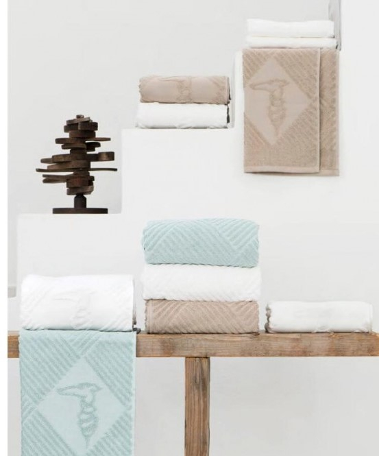 Полотенце банное Trussardi TATAMI Sand