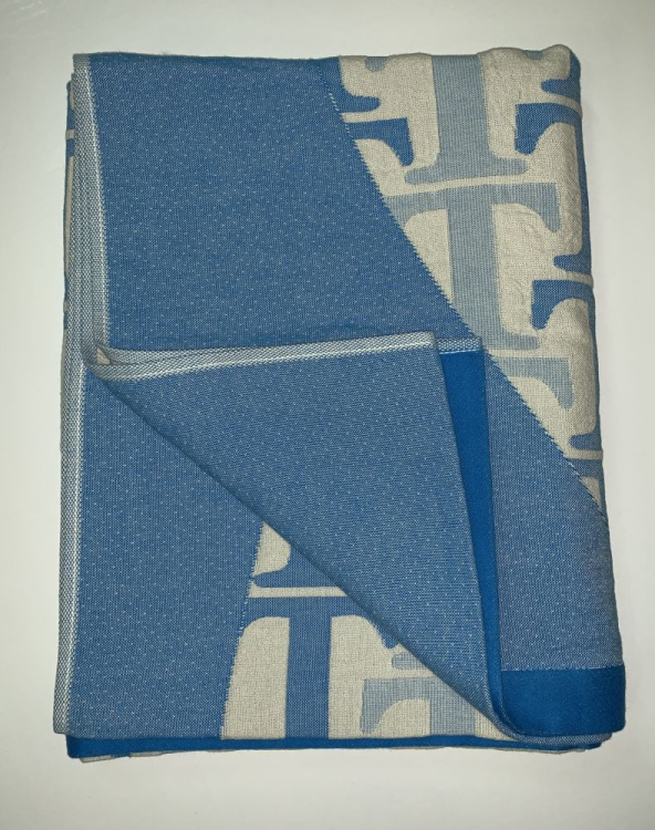 Полотенце банное Trussardi LETTER 100x180 Azzuro