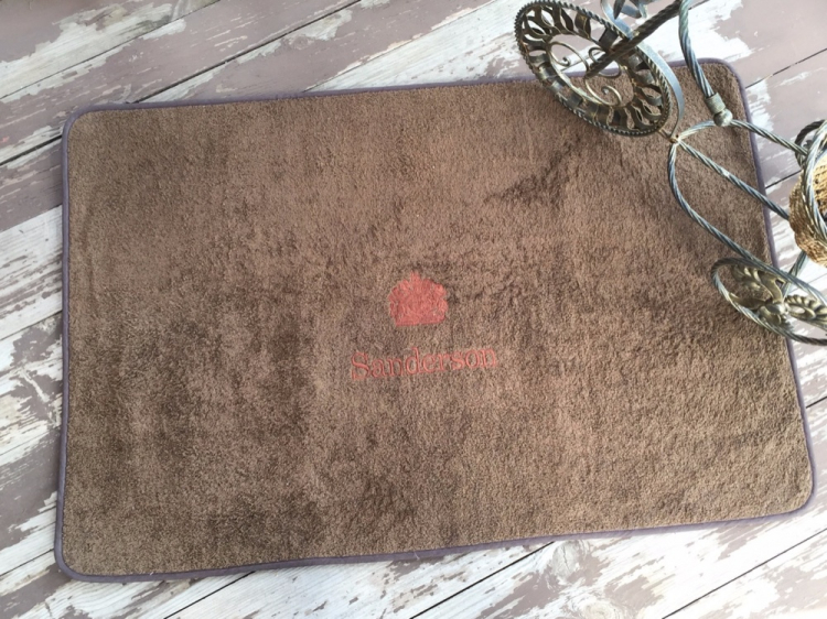Коврик LOGO SANDERSON 60x90 MARRONE