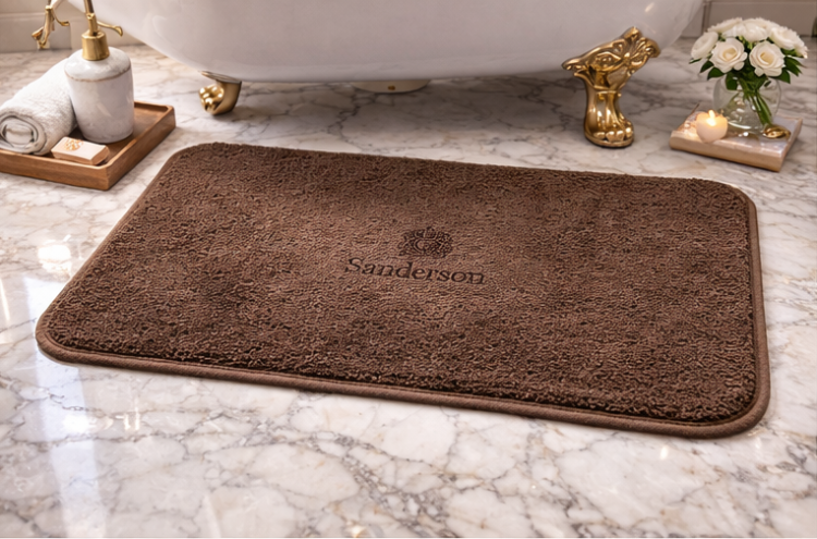 Коврик LOGO SANDERSON 60x90 MARRONE