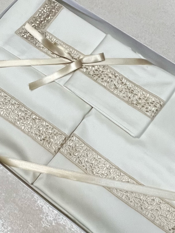 Постельное белье Emozioni TWINS семейный avorio/avorio