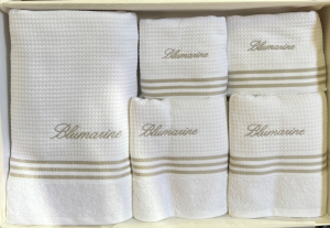 Комплект полотенец Blumarine TENNIS CLUB 5 шт. ECRU