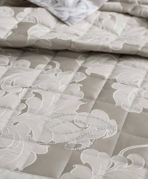 Покрывало Blumarine GEMMA 270х270 tortora