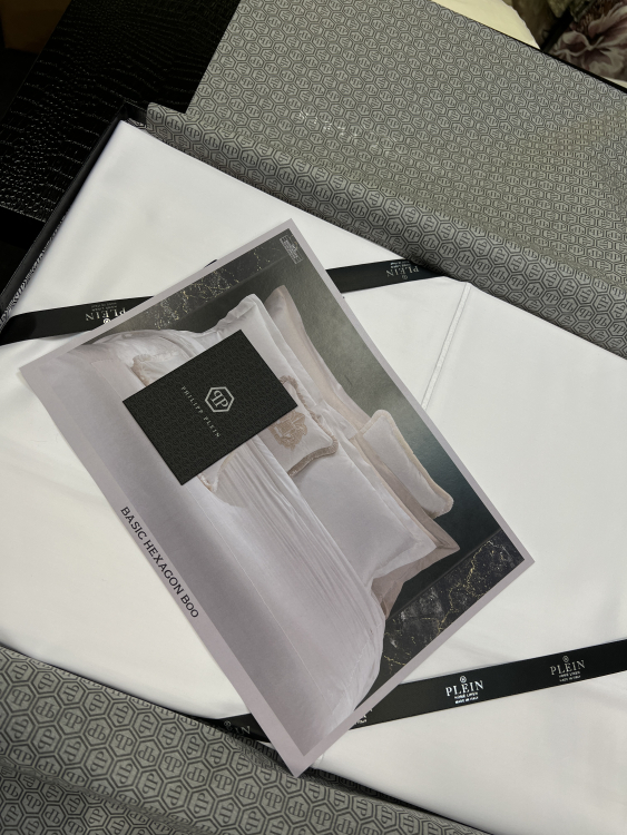Постельное белье Philipp Plein BASIC HEXAGON bianco