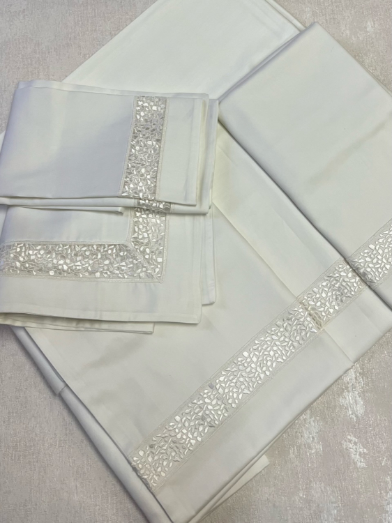 Постельное белье Emozioni DOUBLE 220x200 avorio/white Постельное белье Emozioni DOUBLE 220x200 avorio/white