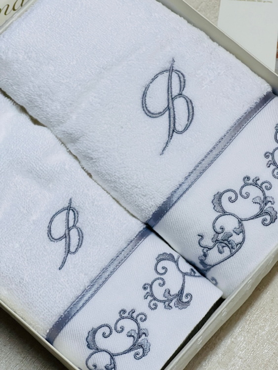 Комплект полотенец Blumarine EMANUELA - 2 шт. SILVER