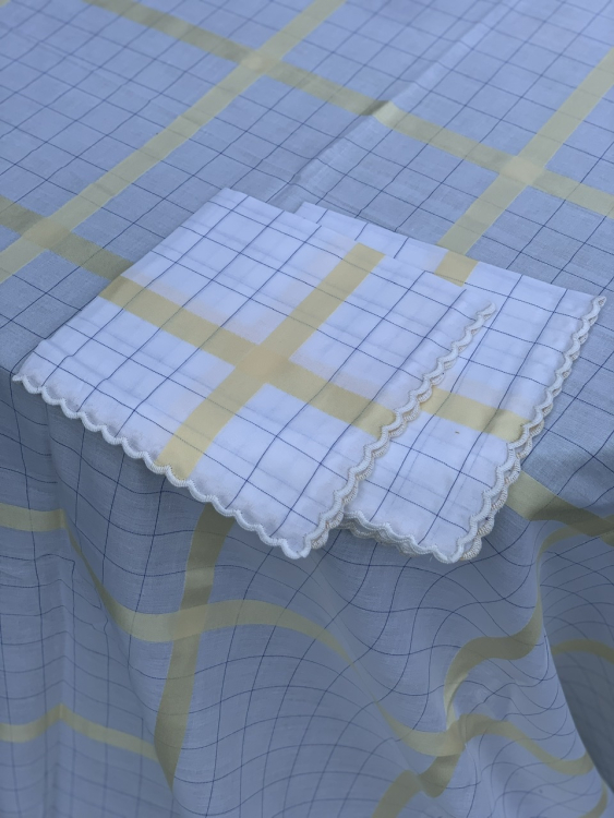 Скатерть овальная с салфетками Palombella RIO 180x270x12 OVALE (Gold)