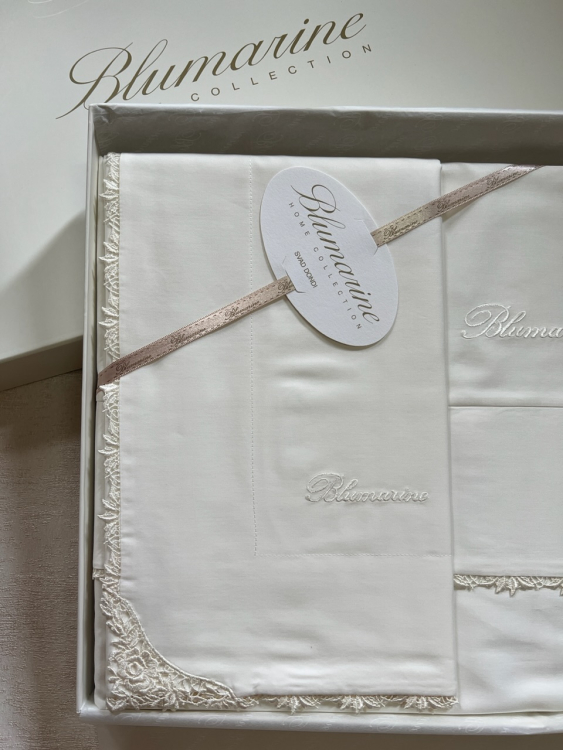 Постельное белье Blumarine DETTAGLI 220x200 perla