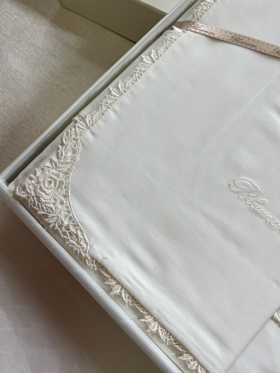Постельное белье Blumarine DETTAGLI 220x200 perla