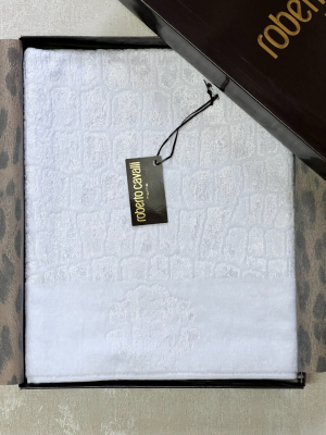 Комплект полотенец Roberto Cavalli COCCO - 2 шт. Bianco