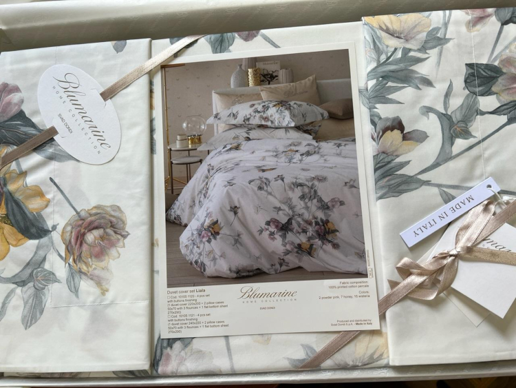 Постельное белье Blumarine LIALA 240x220 miele Постельное белье Blumarine LIALA 240x220 miele