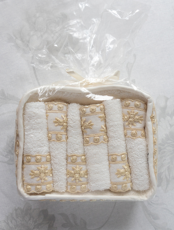 Набор махровых салфеток Butterfly - 6 шт