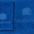 Комплект полотенец Sanderson LOGO RICAMATO - 3 шт. Васильковый