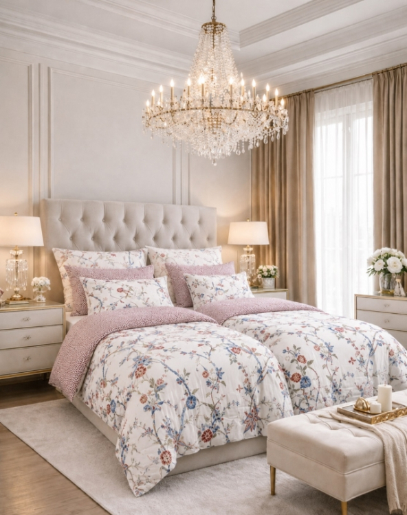 Постельное белье Mirabello LIFE семейный 2х155х200