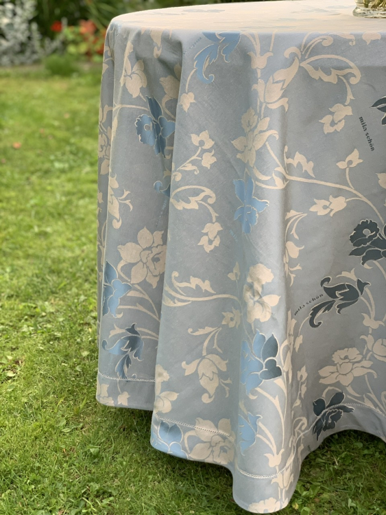 Круглая скатерть с салфетками, Mila Schon 9812 O220х12