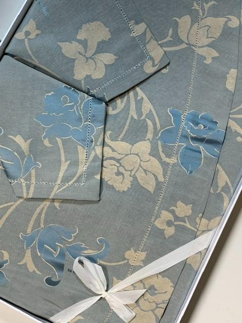 Круглая скатерть с салфетками, Mila Schon 9812 O220х12