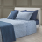 240x220 Постельное белье Trussardi CONTEMPORARY LOGO blue
