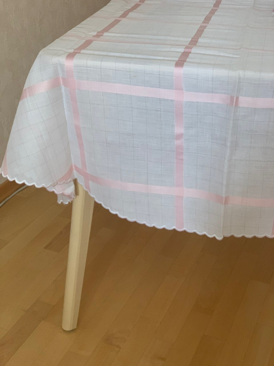 Скатерть овальная с салфетками Palombella RIO 180x270x12 OVALE (Pink)