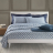 220x200 Постельное белье Trussardi CONTEMPORARY LOGO blue